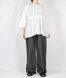 画像6: 【6月17日12:00までの期間限定販売】Nina Niina swing gather pullover 2色 (6)