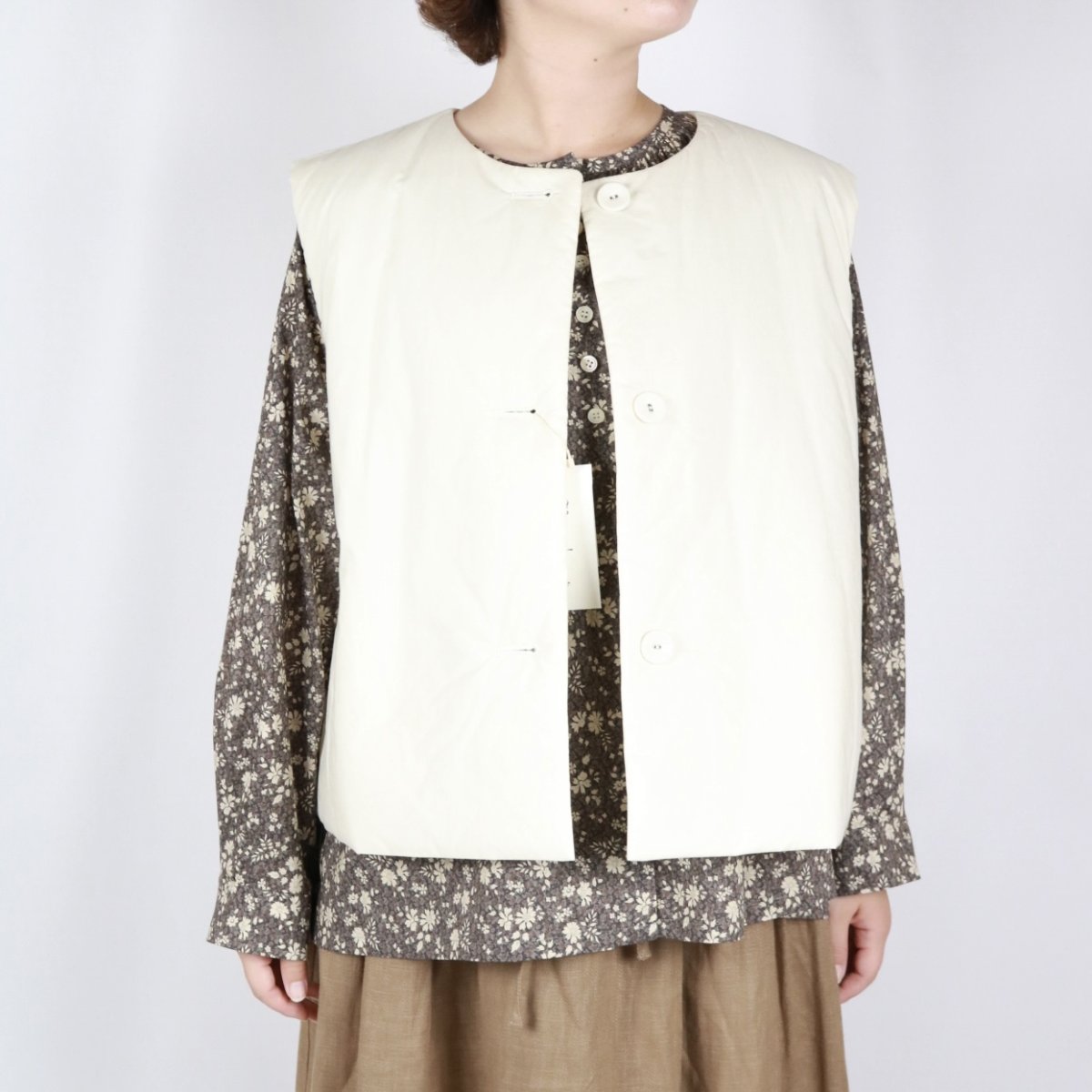 画像12: Vent d'ouest タイプライターボンディングベスト　2色 (12)