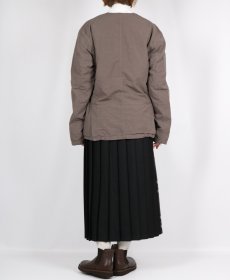画像7:  Vas-y Lentement 40s ORGANIC POPLIN (OVERDYE) SIDE VENTS V-NECK JACKET 2色2サイズ (7)