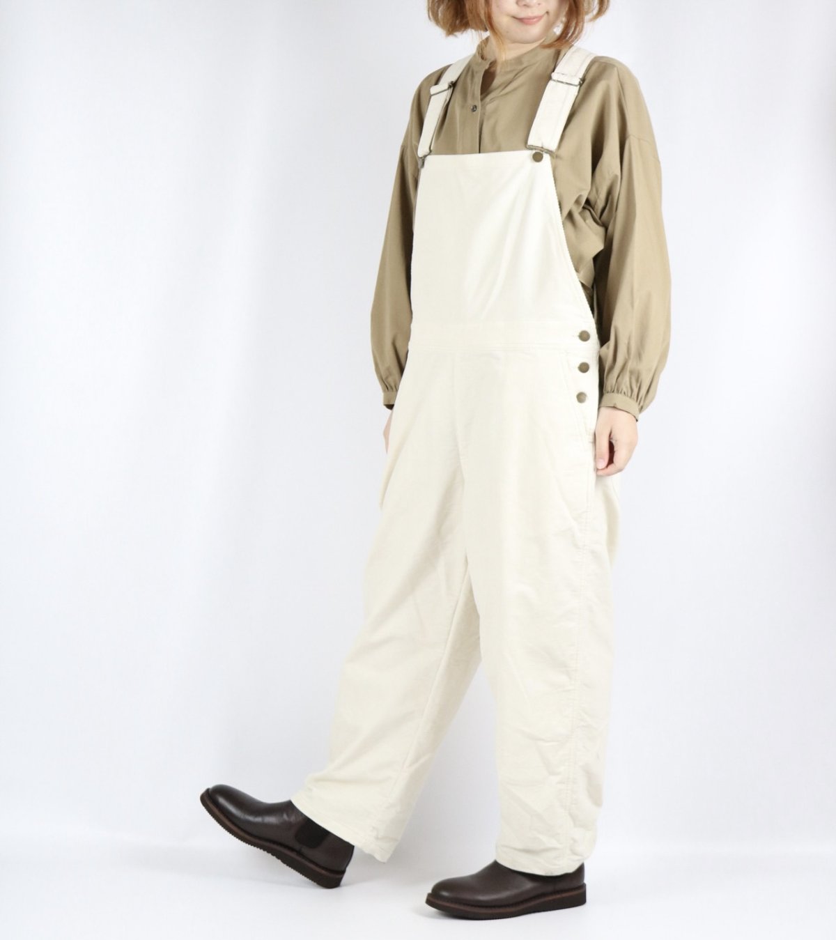 画像3: 40%OFF SALE!  ROBE de PEAU　コーデュロイ オーバーオール　OFF (3)