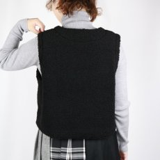 画像22: NARU   もこもこプードルパイル ショートベスト  3色 (22)