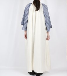 画像5: 【6月17日12:00までの期間限定販売】Nina Niina stripe sleeve flare dress (5)