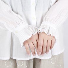 画像10: PONT DE CHALONS 付け衿フリルブラウス 2色 (10)