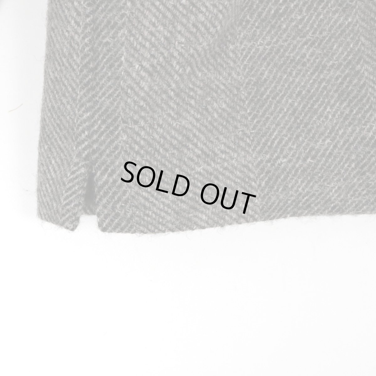 画像16: MAGALI シェットランドウールリネン・フラットカラージャケット／グレイ (16)