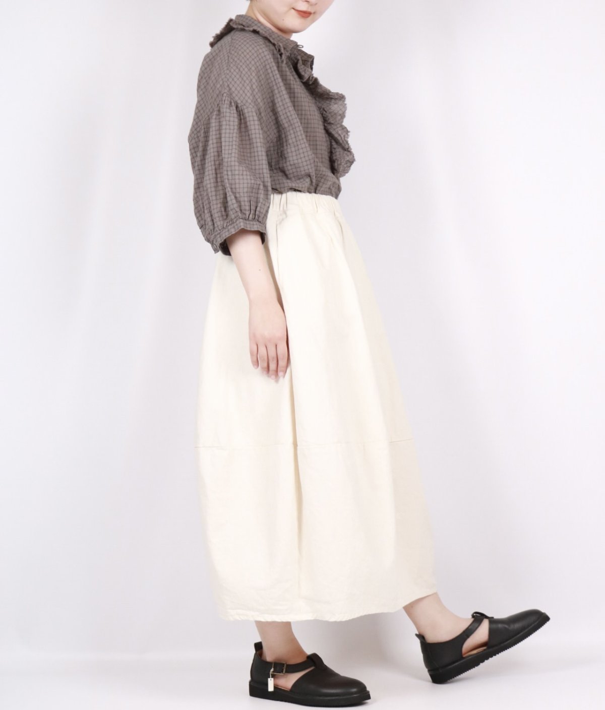 画像36: NARU 8オンスムラデニムエッグスカート 4色 (36)