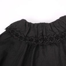画像39: Gauze# ANTIQUE LACE FRILL 2WAY BLOUSE 2色 (39)