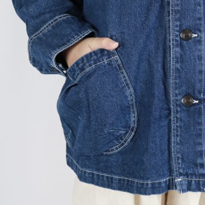 画像1: tumugu: 10ozデニム カバーオール　2色