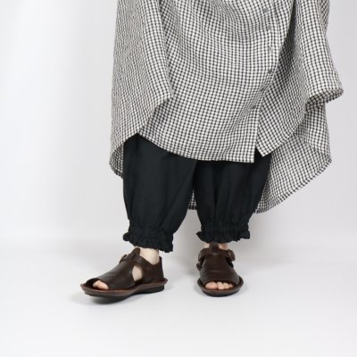 画像3: SOIL 60s LINEN CHECK OPEN COLLAR SHIRT DRESS 2サイズ