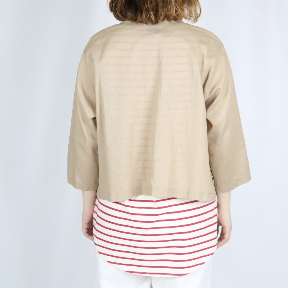 画像17: Vent d'ouest 綿麻７分袖ブラウス　3色 (17)