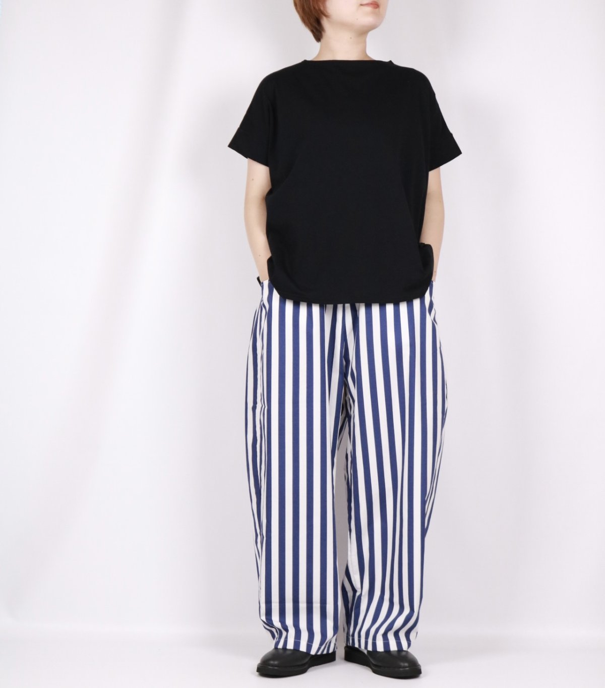 画像20: NARUブロード　ストライプ　チェック柄 ノッポパンツ　3柄 (20)