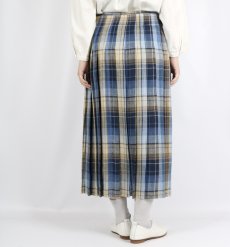 画像4: O'neil of dublin IRISH LINEN LOW WAIST PLEATS WRAP SKIRT LENGTH 80cm (WITH PIN) 2色 (4)