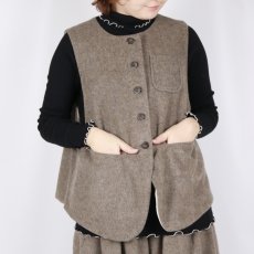 画像29: tumugu: エコウールモッサベスト 3色 (29)