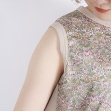 画像24: sosotto ストレッチフライスLIBERTY前身頃ノースリーブブラウス 3色 (24)