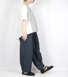 画像25: sosotto  綿麻 前身LIBERTY  後ろタックブラウス  2色 (25)