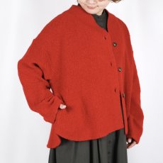 画像18: nachukara シープボアソフトVネックカーディガン　3色 (18)