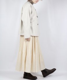 画像14: Vent d'ouest ロイヤルジーロンウールメルトンノーカラージャケット 2色 (14)