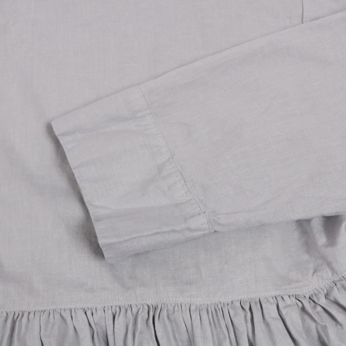 画像28: tukuroi 製品染め 綿麻平織 レイヤードブラウス 2色 (28)