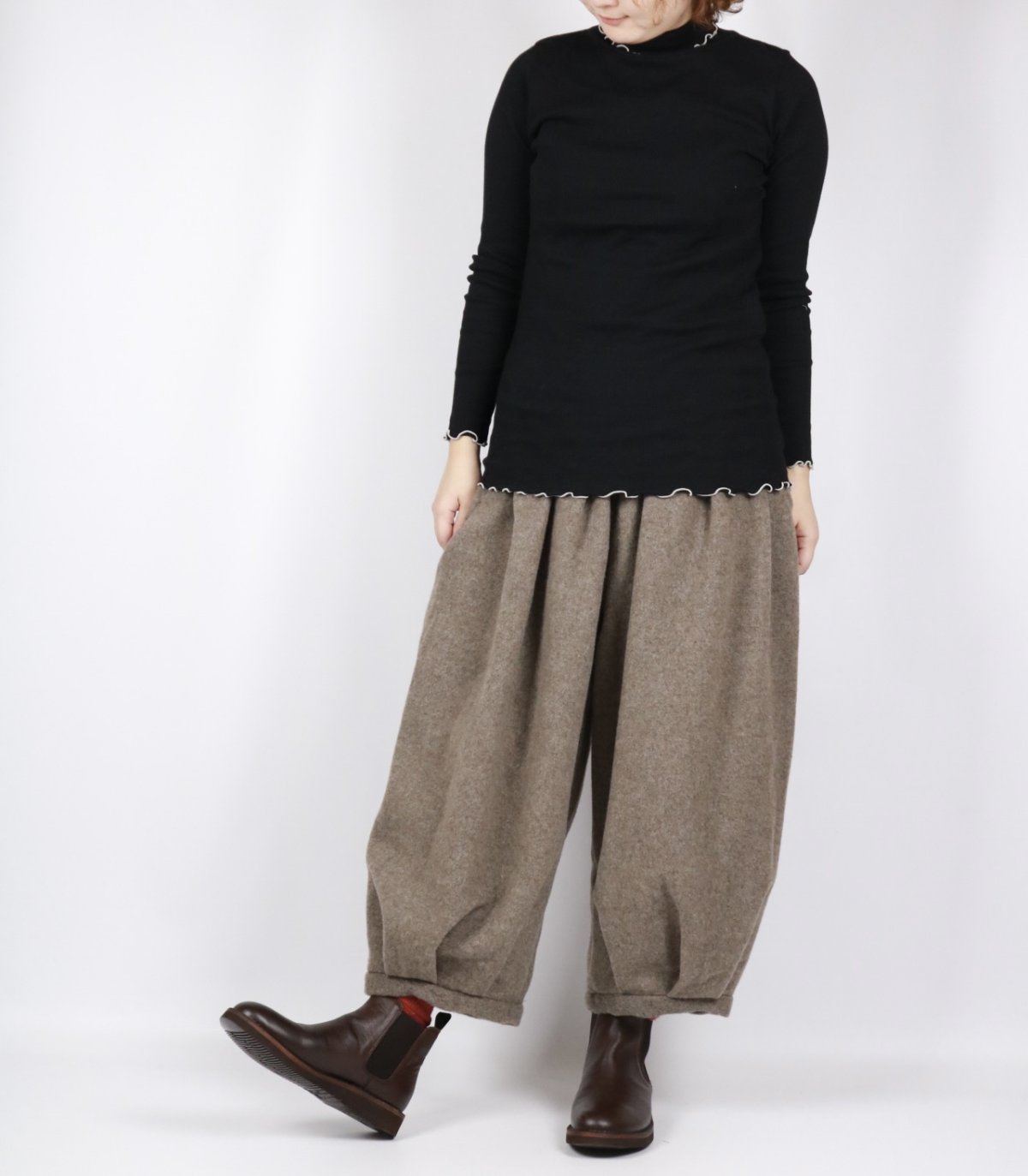 画像19: tumugu: エコウールモッサパンツ 3色 (19)
