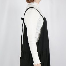 画像7: Gauze#  TRAVAILサロペット　BLACK  (7)