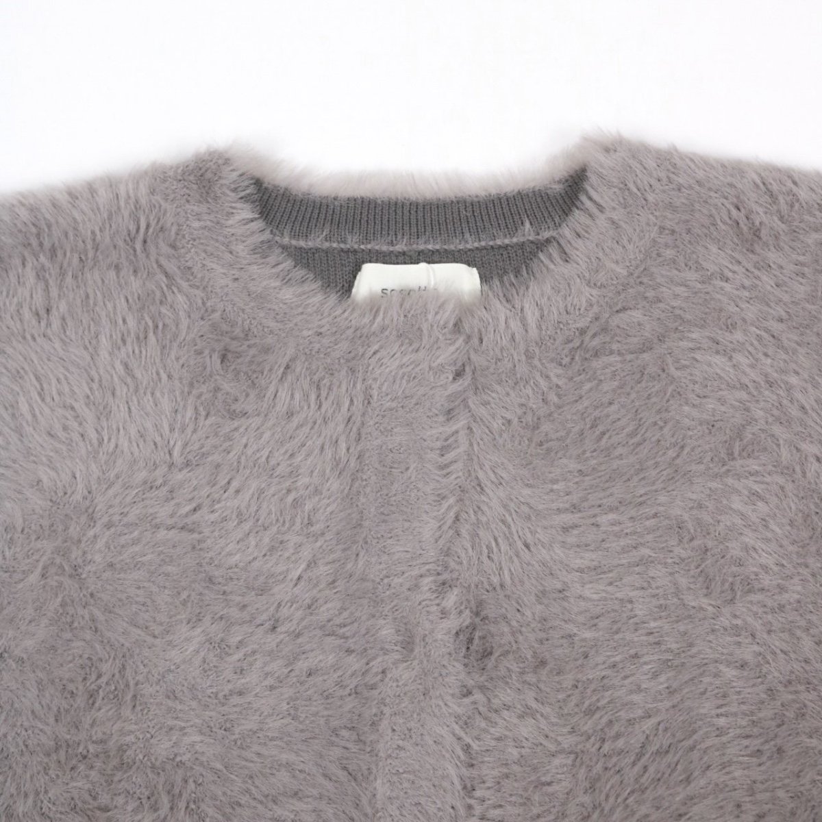 画像26: sosotto  フェイクファーニットカーデ   2色 (26)