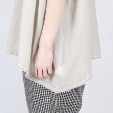 画像11: SOIL SUPER FINE VOILE WITH SELVEGE FRILL COLLAR FRENCH/SL SHIRT (11)