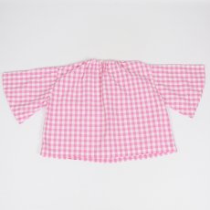 画像27: Gauze# GINGHAM BELL SLEEVE PULLOVER 2色 (27)