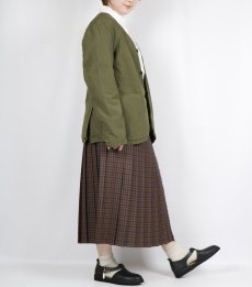 画像27:  Vas-y Lentement 40s ORGANIC POPLIN (OVERDYE) SIDE VENTS V-NECK JACKET 2色2サイズ (27)