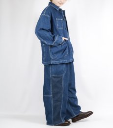 画像21: tumugu: 10ozデニムサロペット FADE BLUE (21)