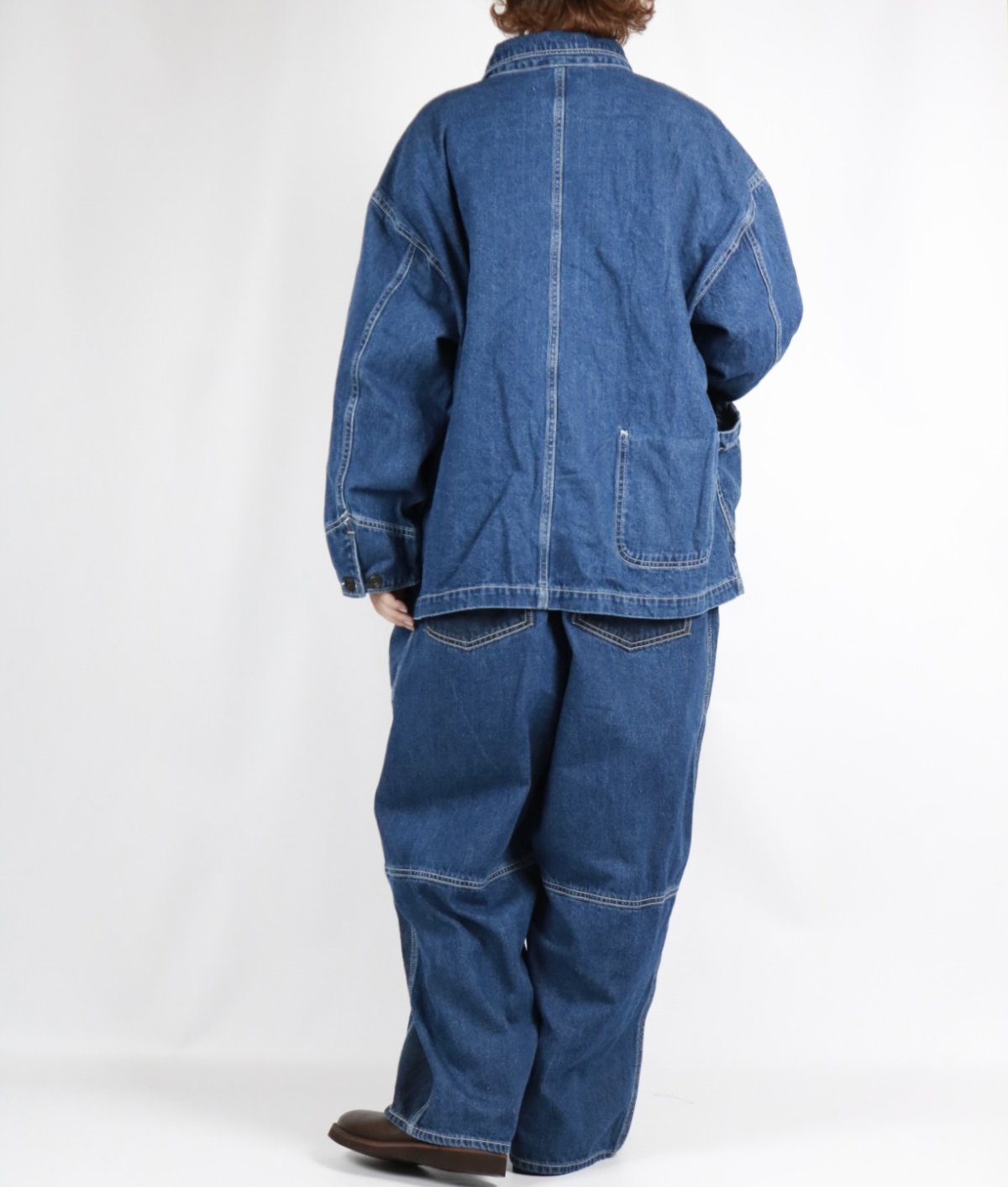 画像20: tumugu: 10ozデニムサロペット FADE BLUE (20)