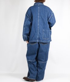 画像20: tumugu: 10ozデニムサロペット FADE BLUE (20)
