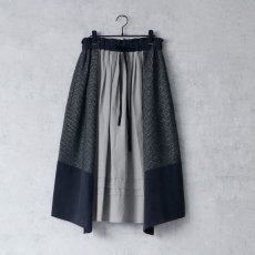 画像18: MAGALI ピンドットツイード・ヴィンテージ・スカートグレー (18)