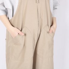 画像12: tumugu　コットンリネンツイルサロペット　 2色 (12)