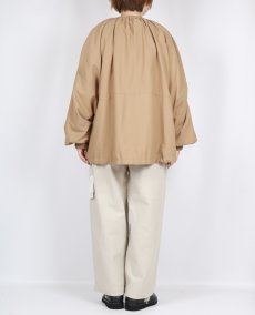 画像6: LUEUF GATHER NECK WIDE BLOUSON 2色 (6)