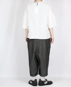 画像4: tukuroi  コットンリネン サルエルパンツ 2色 (4)