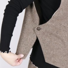 画像37: tumugu: エコウールモッサベスト 3色 (37)