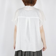 画像16: DIARIES   DOT GATHER BLOUSE  2色 (16)