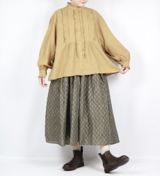 画像26: tumugu: ふわふわコットンタックフリルブラウス 2色 (26)