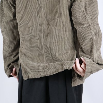 画像3: Vas-y Lentement WIDE&NARROW WALE CORDUROY(OVERDYE) 60'S ORGANIC CAMBRIC SIDE VENTS NO COLLAR JACKET 2色