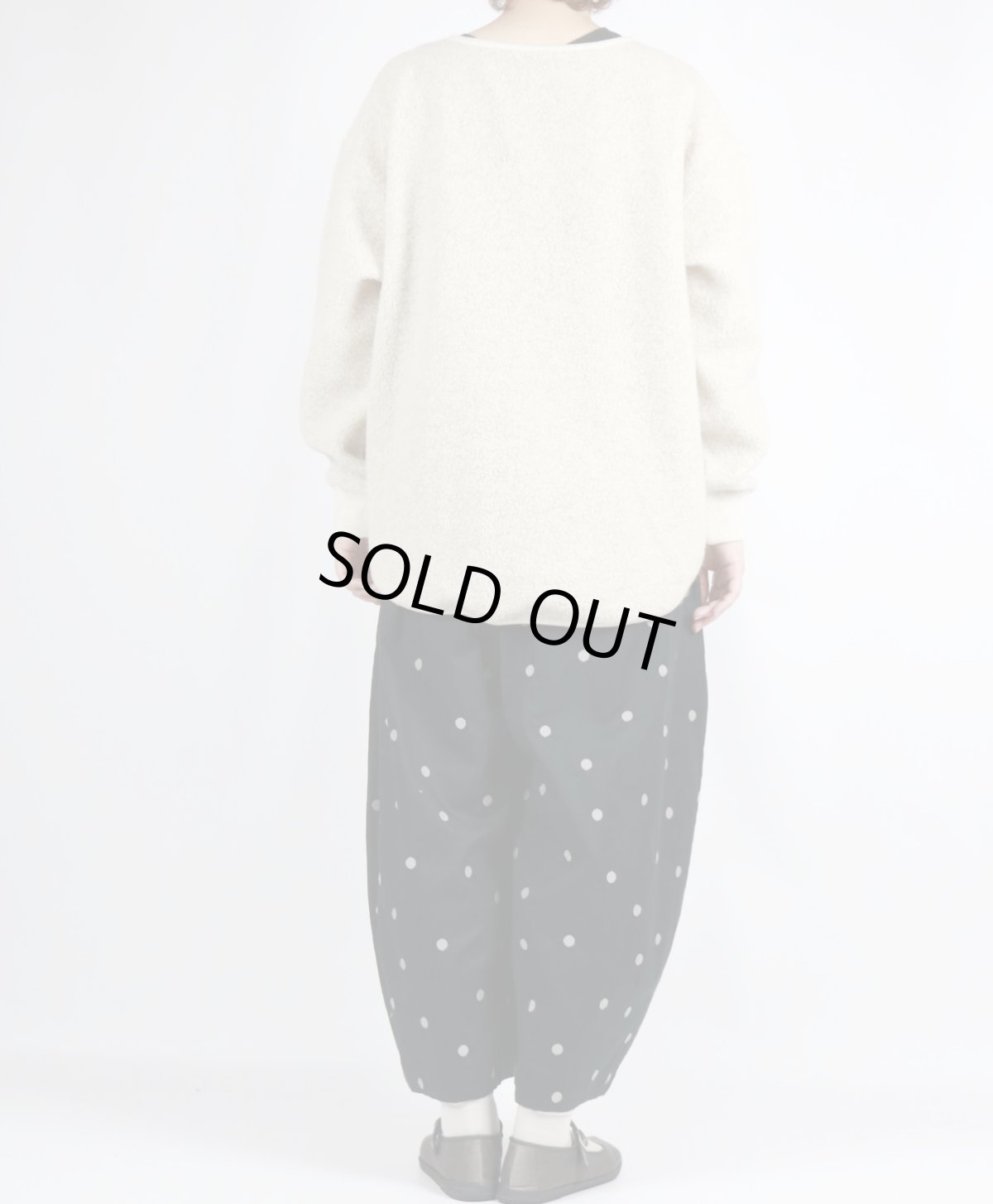 画像6: blue willow コットンドット刺繍コクーンパンツ　2色 (6)