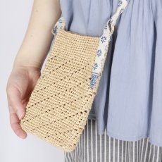 画像6: maison de soil　RAFFIA PHONE HOLDER BAG　2色 (6)