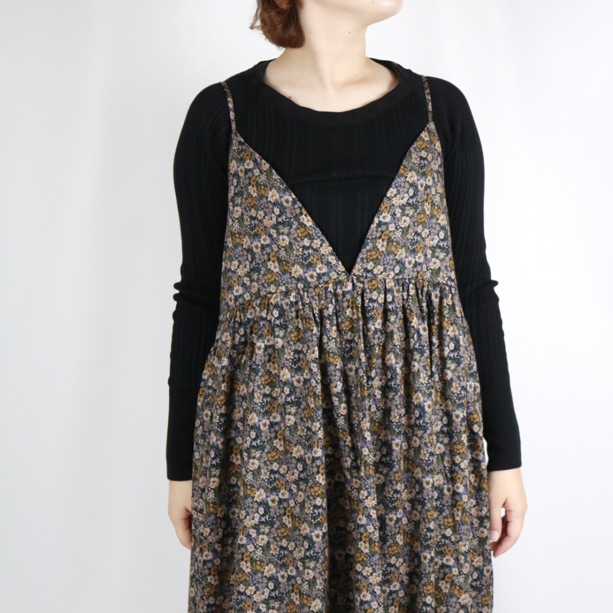 画像8: NARU 30ビエラベタ小花柄キャミワンピース　2色 (8)