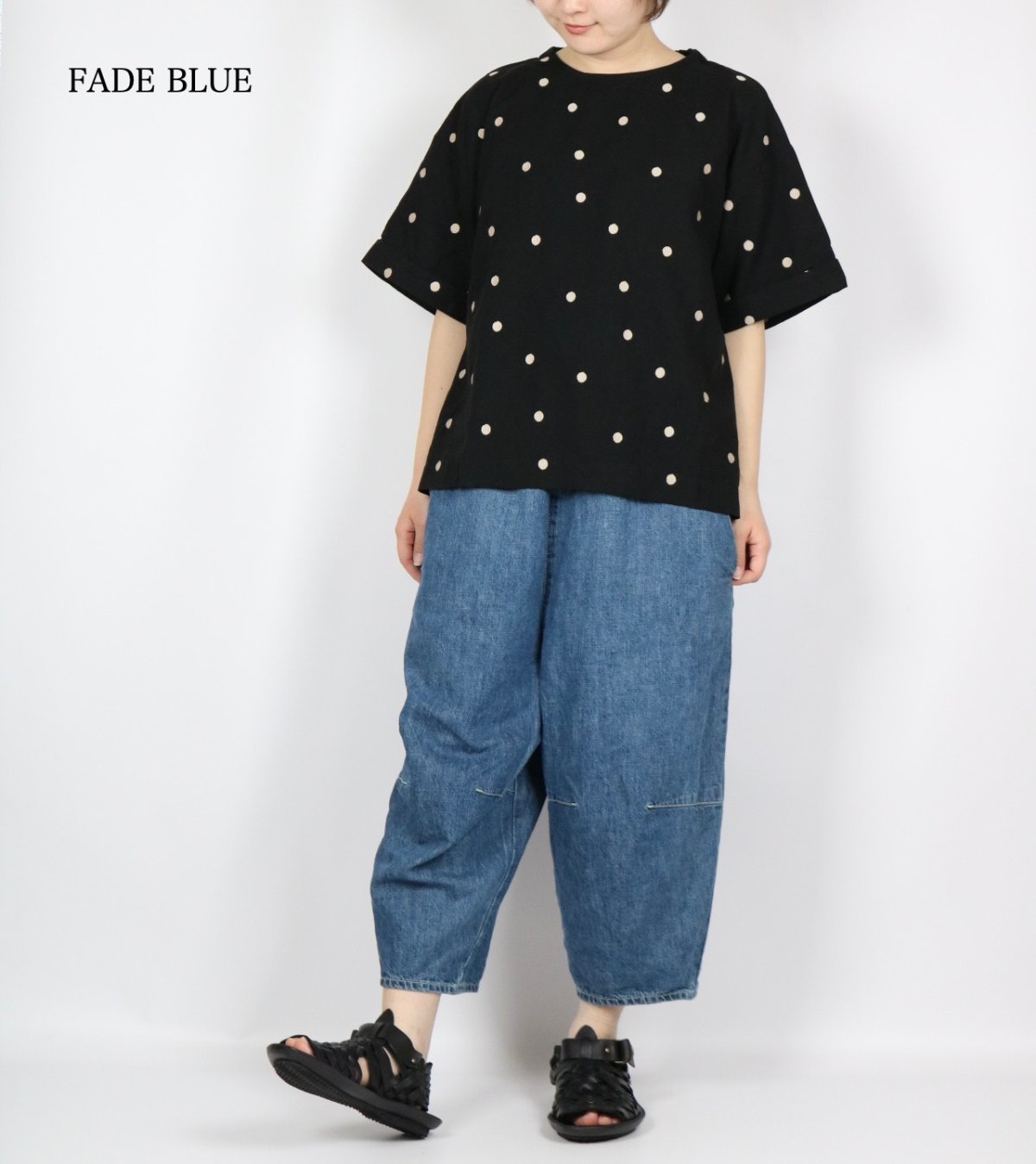 画像3: tumugu:コットンリネンデニムティンカーパンツ 3色 (3)