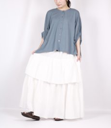 画像8: Gauze# ギャザーフリルスカート　 (8)