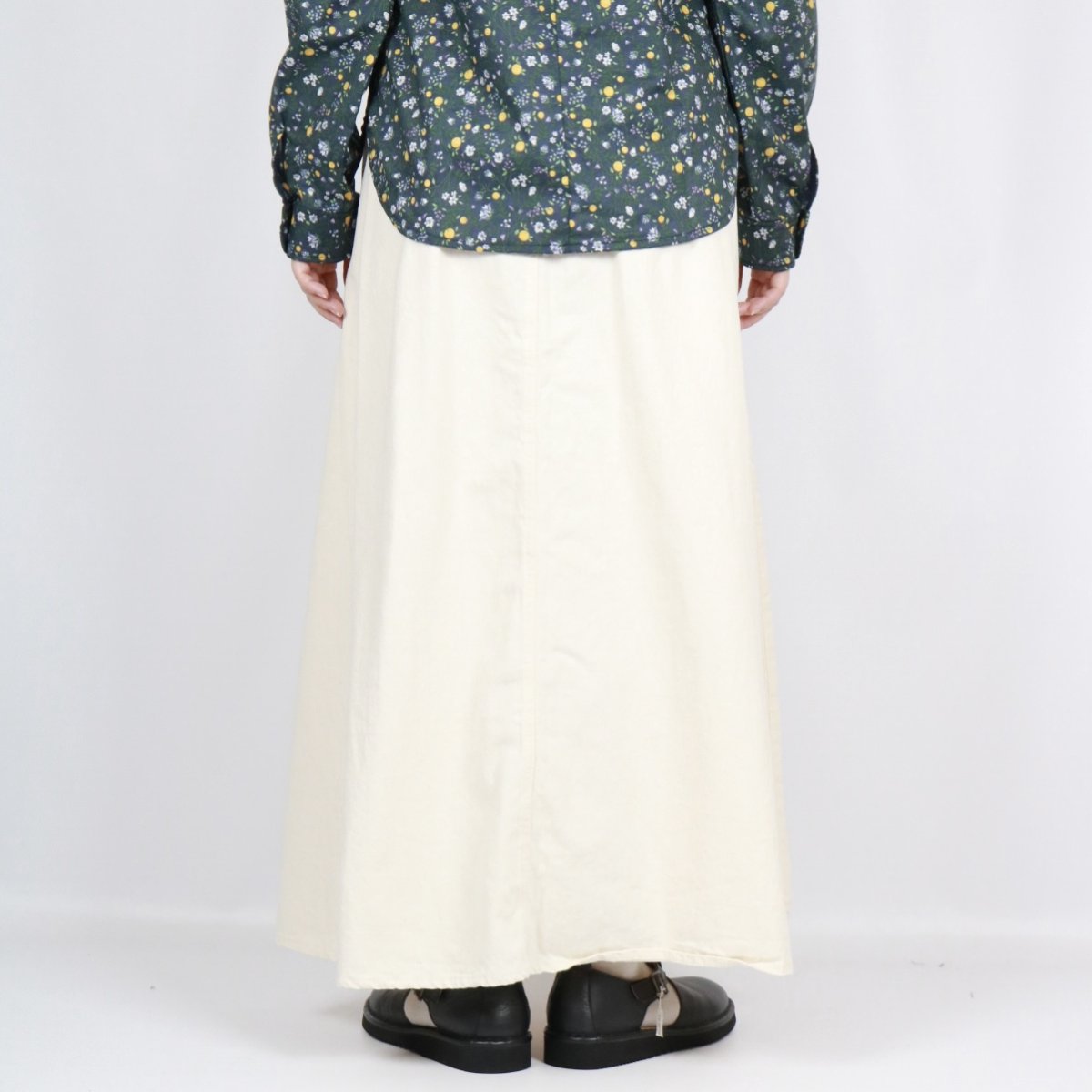 画像34: NARU ８ozムラデニムノッポスカート　4色 (34)