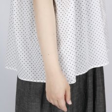 画像20: DIARIES   DOT GATHER BLOUSE  2色 (20)