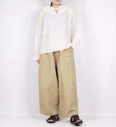 画像7: Gauze# ANTIQUE LACE FRILL 2WAY BLOUSE 2色 (7)