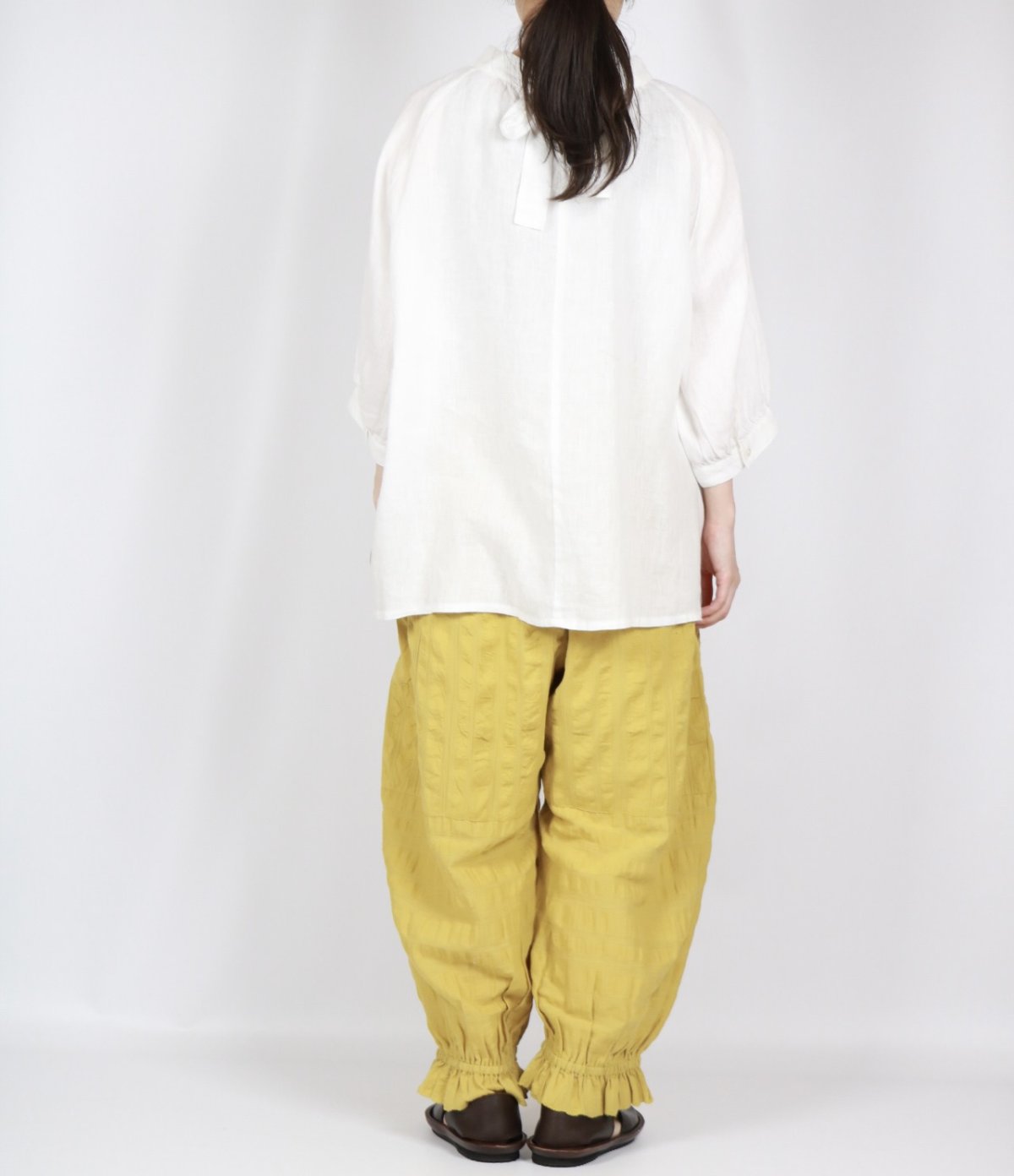 画像7: tumugu;  シアサッカーストライプパンツ 3色 (7)