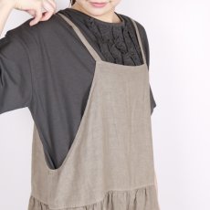 画像8: Gauze# スカラップレースTRAVAILサロペット 2色 (8)