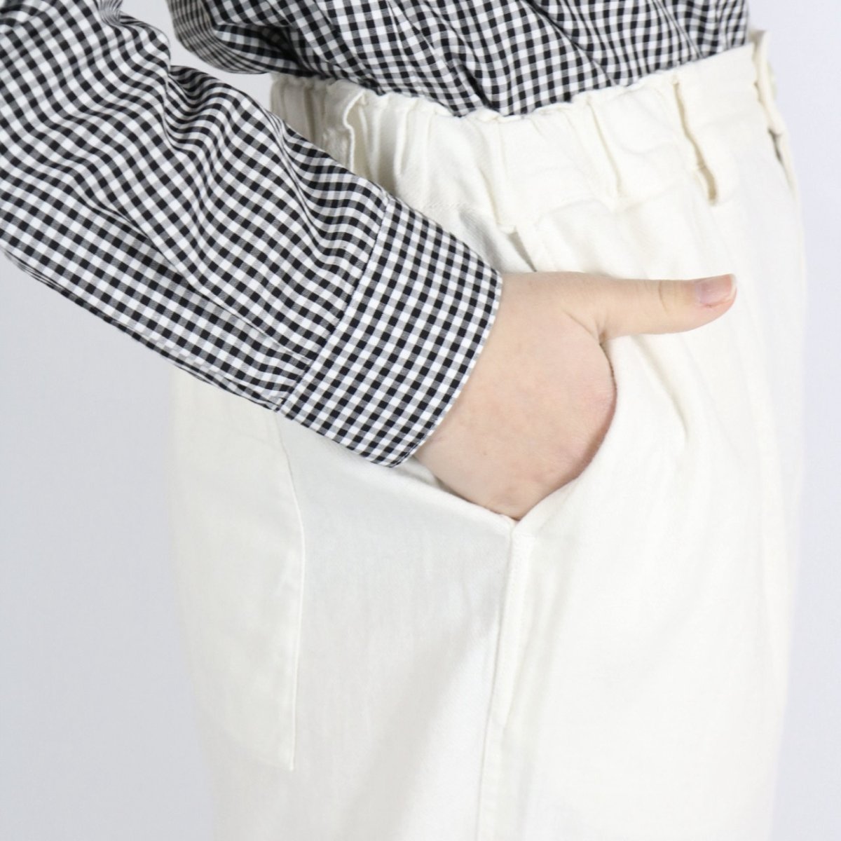 画像22: nachukara 綿麻デニム・ツイル コクーンパンツ 3色 (22)