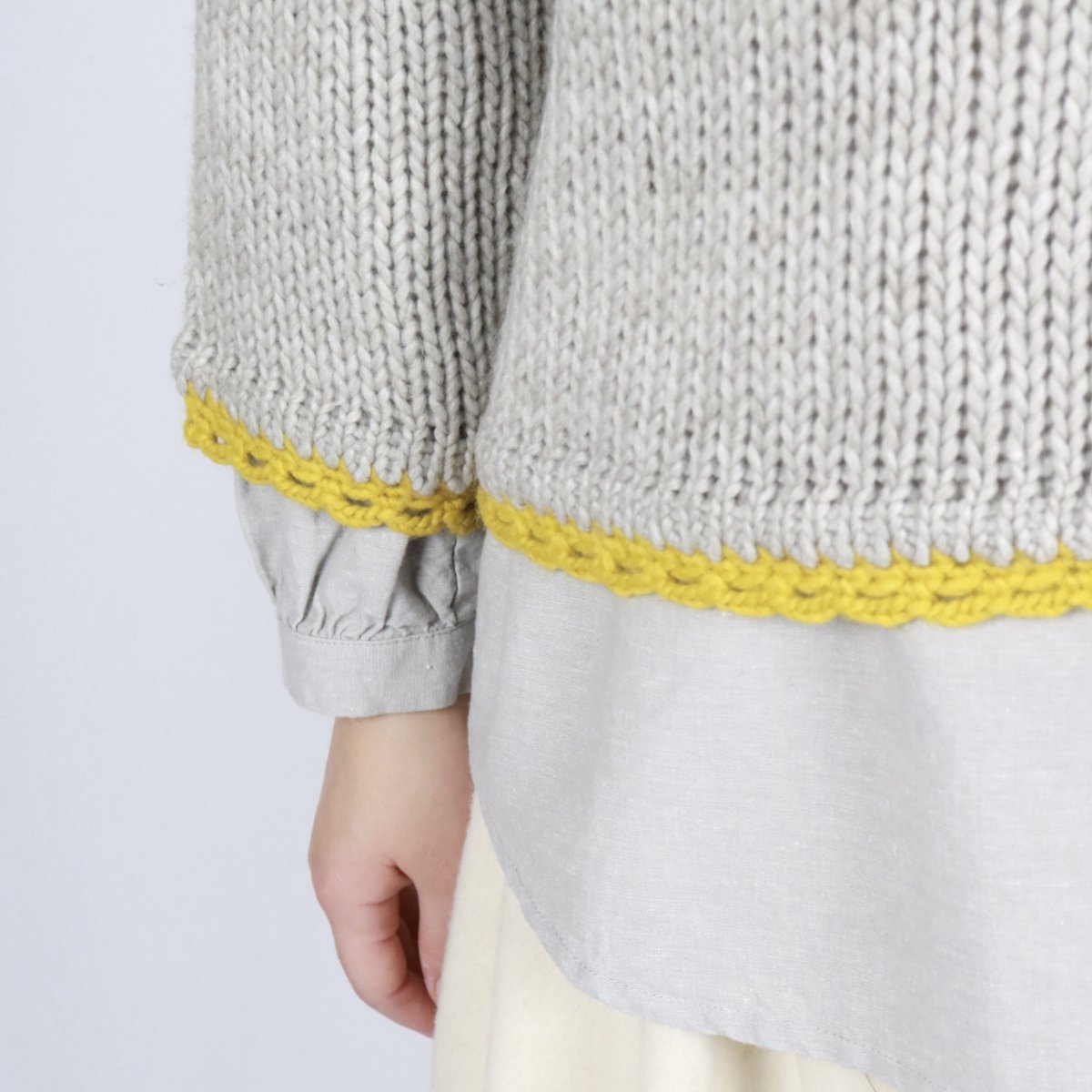 画像31: ROBE de PEAU JOU JOUボトルネックニット　3色 (31)